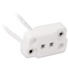 Aurora - Douille stéatite 17X28mm G4-GU5,3-G6,35 + fils 15cm