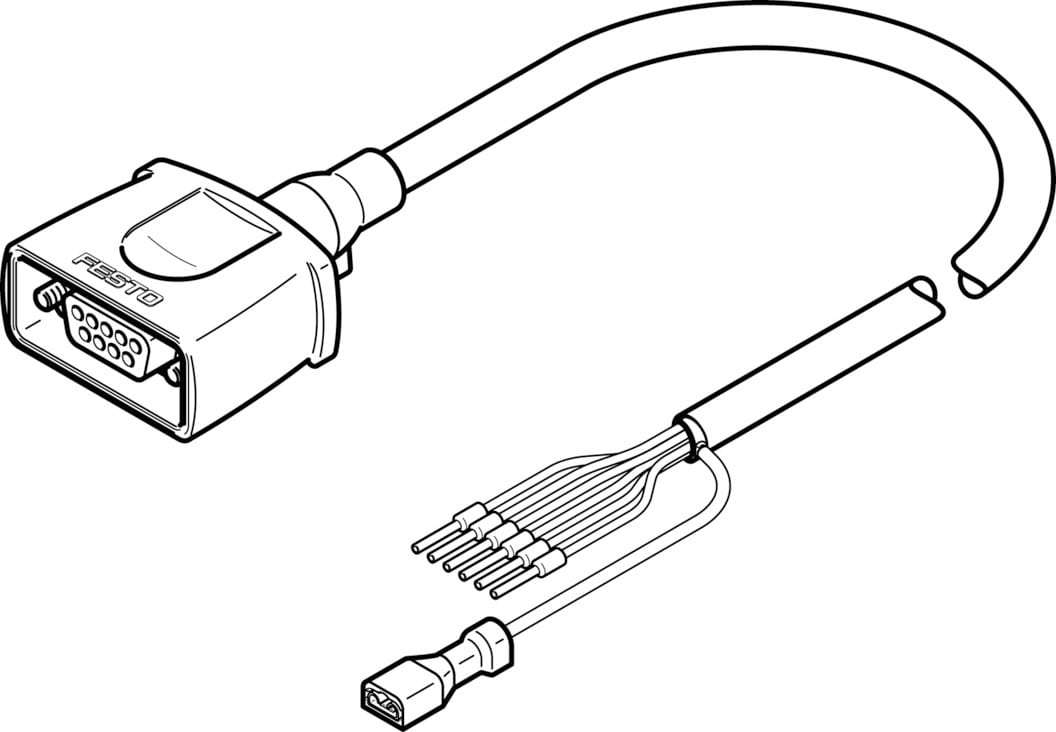 Festo - NEBM-S1G9-E-5-Q5-LE6 câble moteur