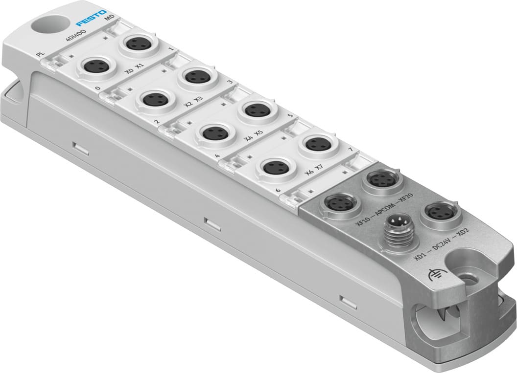 Festo - CPX-AP-I-4DI4DO-M8-3P Module d'entrée/sortie numérique