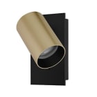 Indigo Lighting - LIVRO GU10 MAX 8W PAR16 Noir mat - Laiton brossé