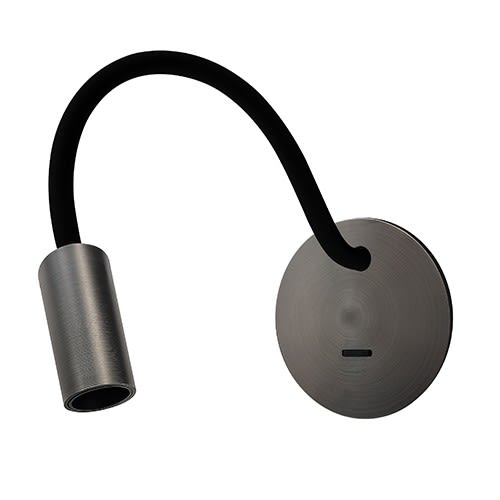 Indigo Lighting - DIPLO 2 4,6W 3000K 360Lm 34° Gris canon de fusil