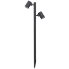 Indigo Lighting - GUNZY 2 P 2x8W 2x760Lm 3000K 38° IP66 Anthracite
