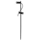 Indigo Lighting - BASIL 2 P 2x4W 2x475Lm 3000K 50° IP65 Noir mat