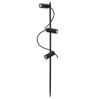 Indigo Lighting - BASIL 3 P 3x4W 3x475Lm 3000K 50° IP65 Noir mat