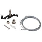 Indigo Lighting - KIT DE SUSPENSION 300cm POUR RAILS M & L Noir mat