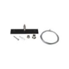 Indigo Lighting - PIECE DE RENFORT + SUSPENSION 300cm POUR RAILS M & L Noir mat