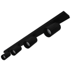 Indigo Lighting - OKTO 4 C GU10 MAX 4x10W PAR16 Noir mat - Rose