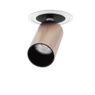 Indigo Lighting - OLYN 1 RDX 15W 1820Lm 36° DIM Noir mat - Nickel brossé