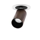Indigo Lighting - OLYN 1 RDX 15W 1820Lm 36° DIM Blanc mat - Bronze satiné