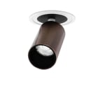 Indigo Lighting - OLYN 1 RDX 15W 1820Lm 36° DIM Blanc mat - Bronze satiné