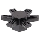 Indigo Lighting - CONNEXION MECANIQUE MULTIPLE PLAFOND Noir mat