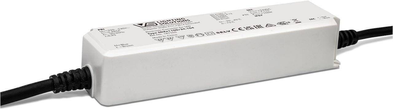 Indigo Lighting - Driver à tension constante 100 W 24 V IP67 ON/OFF