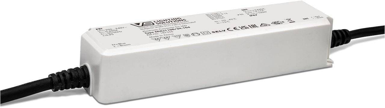 Indigo Lighting - Driver à tension constante 240 W 24 V IP67 ON/OFF