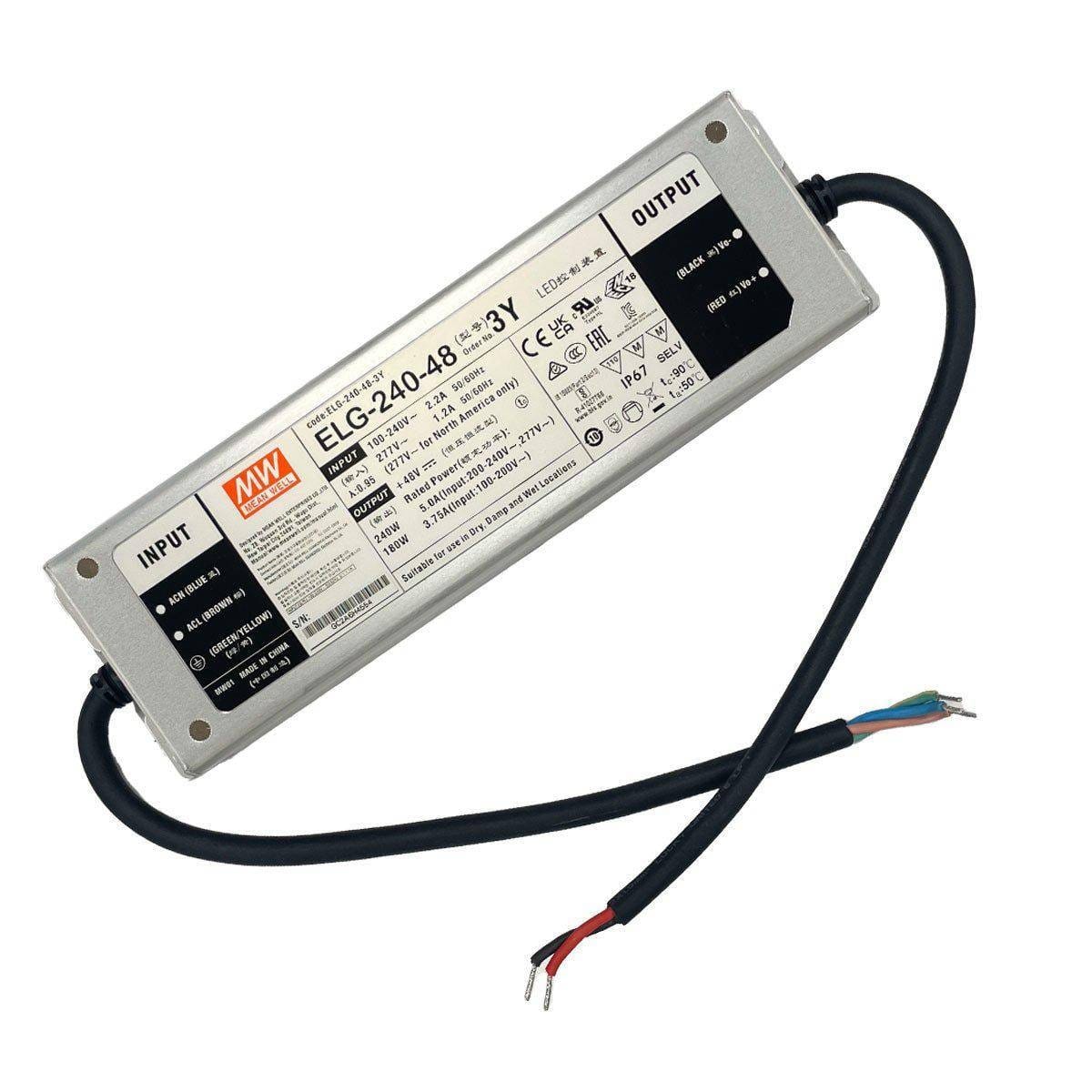Indigo Lighting - Driver à tension constante 240 W 48 V IP67 ON/OFF
