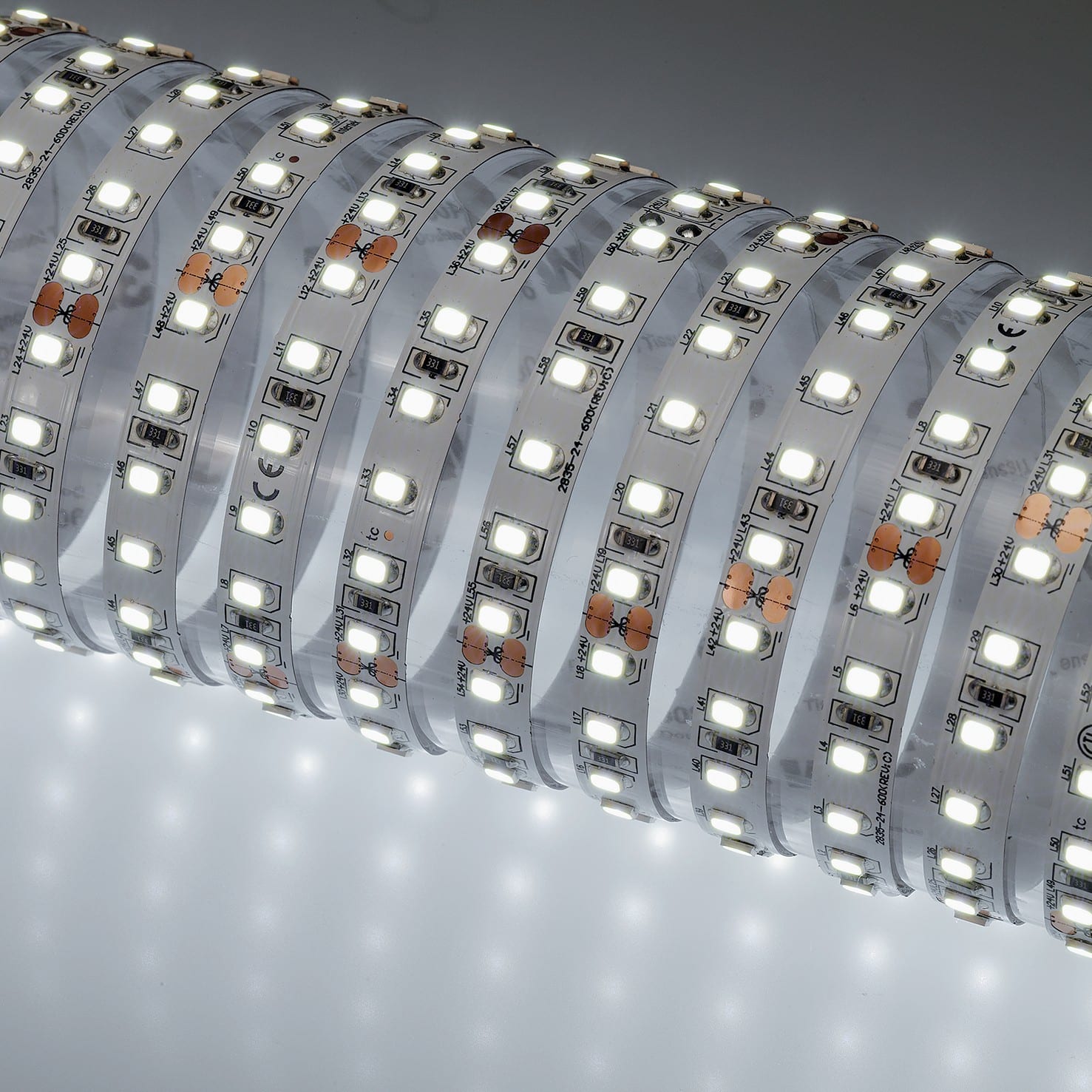 Indigo Lighting - Bandeau LED 5m 4,8W/m 745lm/m 6000K CRI80 120ø IP20 24Vdc CLIII