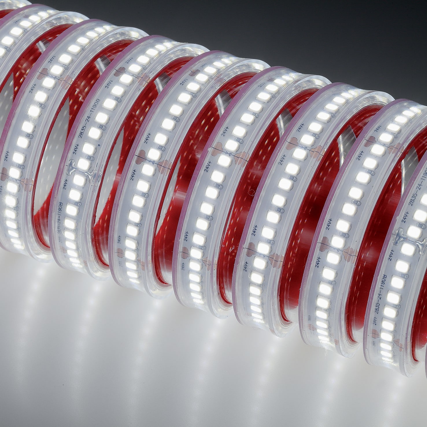 Indigo Lighting - Bandeau LED 5m 11W/m 2018lm/m 3000K CRI80 120ø IP67 24Vdc CLIII