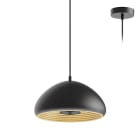 Indigo Lighting - HUBA P 15W 3000K 1600Lm 120° DIM Noir mat - Cuivre mat