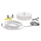 Indigo Lighting - KIT DE SUSPENSION L:1000mm Blanc mat