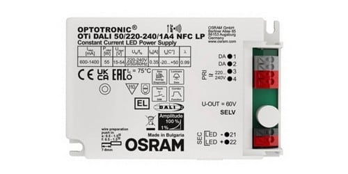 Indigo Lighting - DRIVER 9-55W 1050mA CC DIM DALI