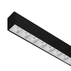 Indigo Lighting - LINEAR 1 C 38W 6625Lm 75° Noir mat - Argent