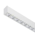Indigo Lighting - LINEAR 1 C 38W 6625Lm 75° DALI Blanc mat - Argent