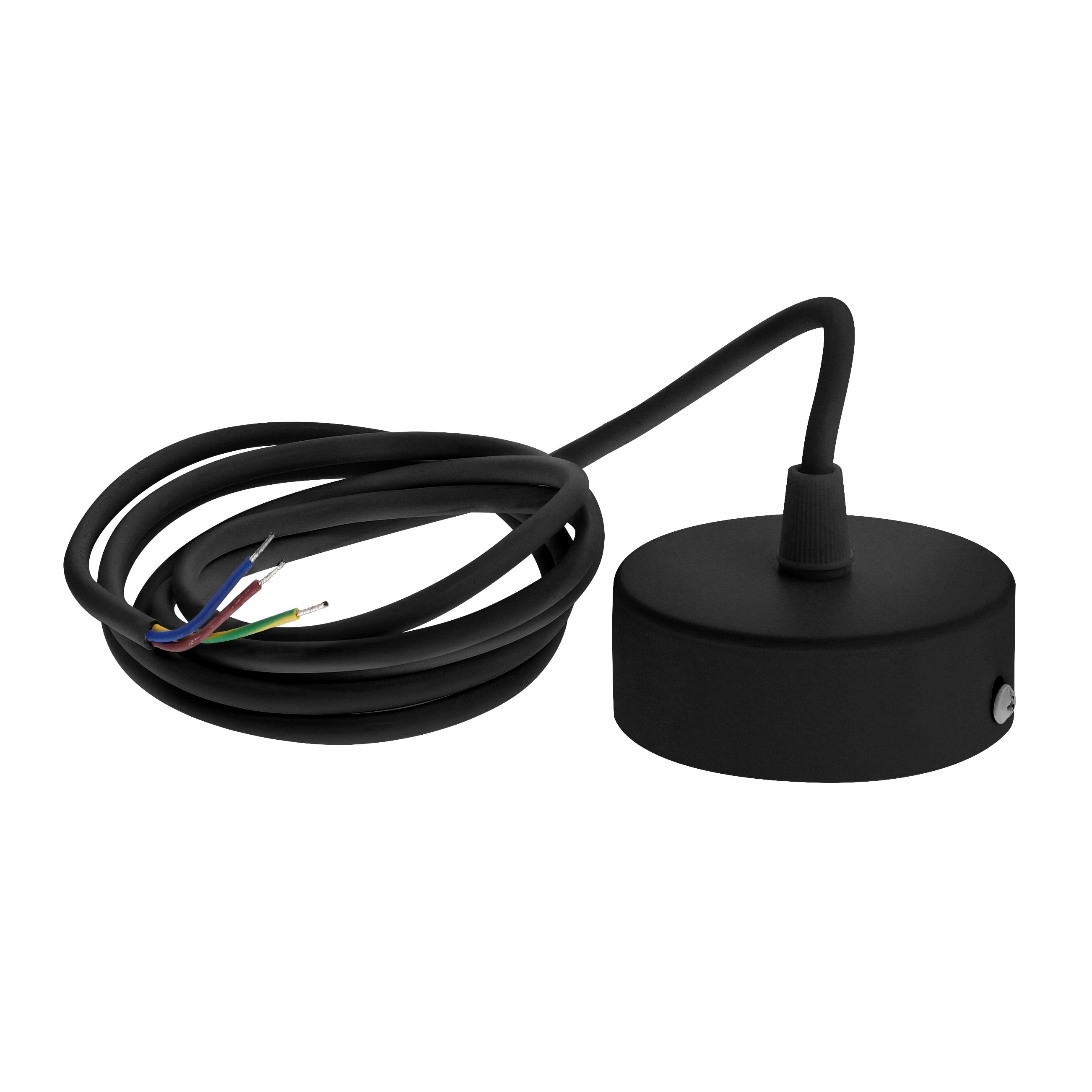 Indigo Lighting - CABLE D'ALIMENTATION 200cm + BASE Noir