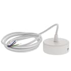 Indigo Lighting - CABLE D'ALIMENTATION 200cm + BASE Blanc
