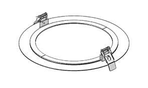 Indigo Lighting - BAGUE DE FINITION 250mm Blanc