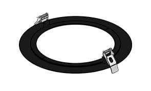 Indigo Lighting - BAGUE DE FINITION 250mm Noir