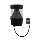 Indigo Lighting - HYDRA 14-19-24W IP65 Noir mat - Nickel brossé