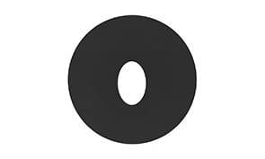 Indigo Lighting - FACE RONDE DIFFUSION CIRCULAIRE Noir