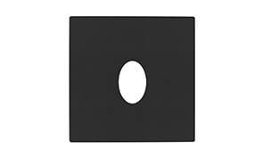 Indigo Lighting - FACE CARRÉE DIFFUSION CIRCULAIRE Noir