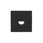 Indigo Lighting - FACE CARRÉE DIFFUSION DEMI-CIRCULAIRE Noir