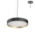 Indigo Lighting - NOVA CSP 1 P 26W 3930Lm 120° Noir mat - Cuivre mat