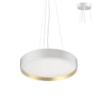 Indigo Lighting - NOVA CSP 1 P 26W 3930Lm 120° Blanc mat - Doré