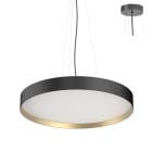 Indigo Lighting - NOVA CSP 2 P 40W 6075Lm 120° Noir mat - Cuivre mat