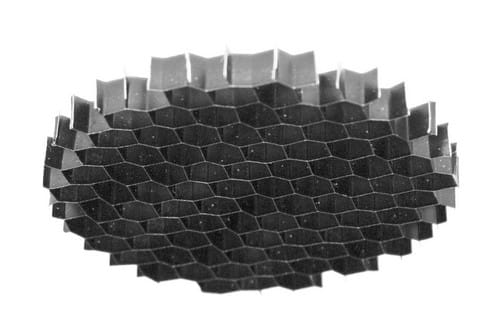 Indigo Lighting - GRILLE NID D'ABEILLE DIA.100mm Noir