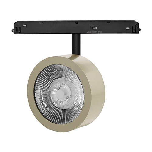 Indigo Lighting - DISU 2 15W 2100Lm 36° Noir mat - Cuivre mat