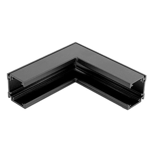 Indigo Lighting - PROFIL DE CONNEXION 90° MUR POUR RAIL M Noir mat