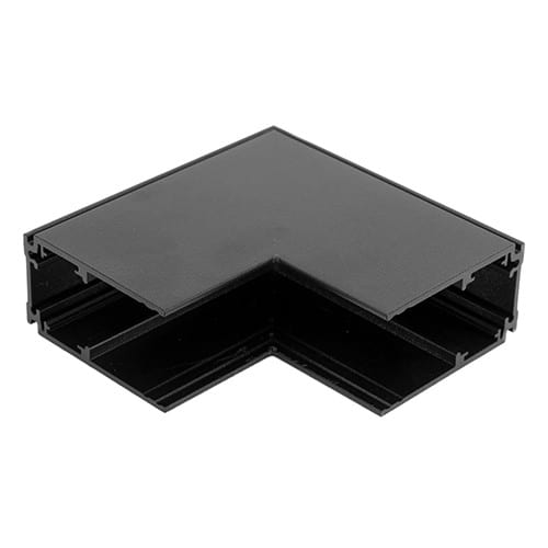 Indigo Lighting - PROFIL DE CONNEXION 90° MUR POUR RAIL L Noir mat