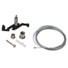 Indigo Lighting - KIT DE SUSPENSION 300cm POUR RAILS M & L Noir mat