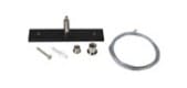 Indigo Lighting - PIECE DE RENFORT + SUSPENSION 300cm POUR RAILS M & L Noir mat
