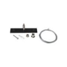 Indigo Lighting - PIECE DE RENFORT + SUSPENSION 300cm POUR RAILS M & L Noir mat