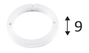 Indigo Lighting - BASE RONDE Blanc mat