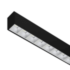 Indigo Lighting - LINEAR 1 C 38W 6625Lm 75° DALI Noir mat - Argent