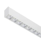 Indigo Lighting - LINEAR 1 C 38W 6625Lm 75° Blanc mat - Argent