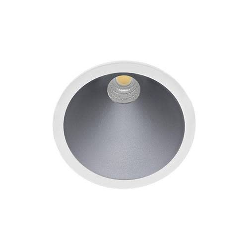 Indigo Lighting - SWEET RD 8W 700Lm 4000K 60° DIM Blanc mat - Argent