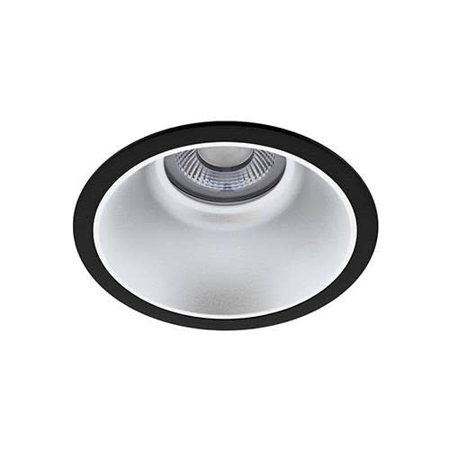 Indigo Lighting - LYON 2 R 25W 3000Lm 3000K 60° IP44 DALI Noir mat - Argent