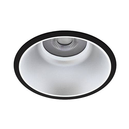 Indigo Lighting - LYON 3 R 30W 4100Lm 4000K 60° IP44 DALI Noir mat - Argent