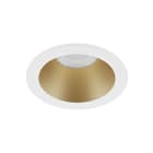Indigo Lighting - BORA RDH EVO 7W 800Lm 60° IP65 DIM Blanc mat - Laiton mat